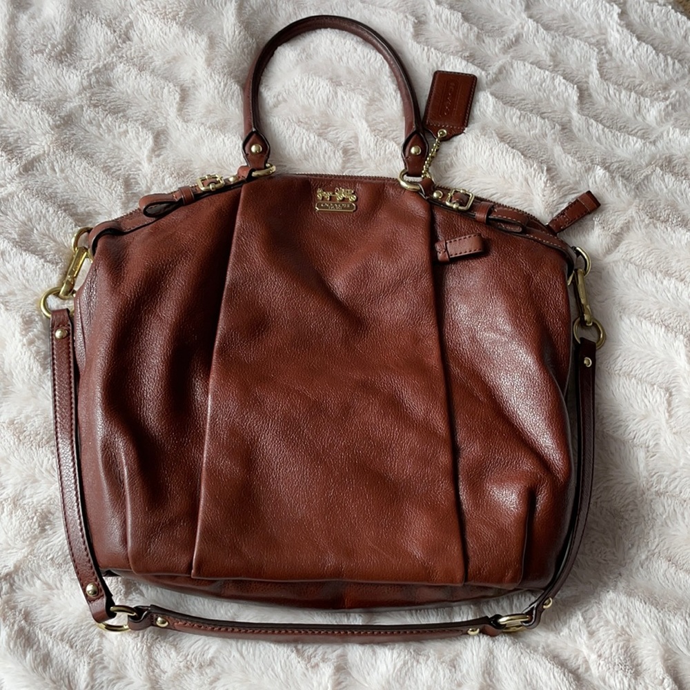 Coach Leather bag. Worn once
